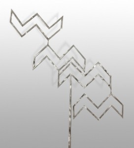 Gyratory kinetic sculpture by George Warren Rickey (American, 1907-2002), titled ‘Three M’s and One W II.’ Price realized: $115,000. Cottone Auctions image
